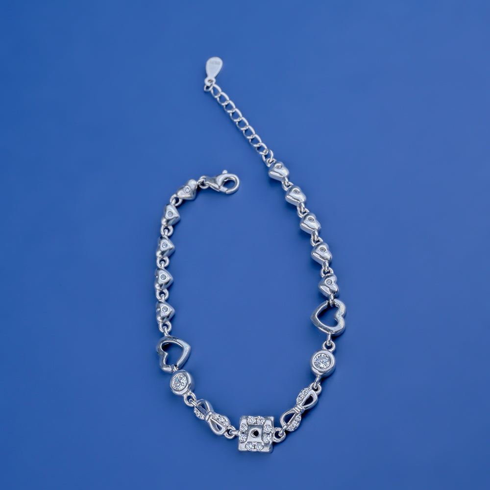 Heart  Shape Lucky  Small Infinity 925